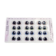 Load image into Gallery viewer, Adhesive Resin Eyes FNY 1014 - Large/G - 12 Pairs - W/H: 21mm x 17mm (0.83" x 0.70") - for use with Clay, EVA, Felt, Fabric and more