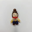 Load image into Gallery viewer, 714 Mini Wood Clay Doll for Bow-Center, Jewelry Charms, Accessories, and More