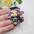 Load image into Gallery viewer, 692 Witch Linna Clay Doll for Bow-Center, Jewelry Charms, Accessories, and More