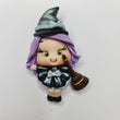 Load image into Gallery viewer, 692 Witch Linna Clay Doll for Bow-Center, Jewelry Charms, Accessories, and More