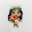 Load image into Gallery viewer, 678 Moanna 8 Clay Doll for Bow-Center, Jewelry Charms, Accessories, and More
