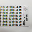 Load image into Gallery viewer, Adhesive Resin Eyes for Clays MF-300 P (SM) 63 Pairs