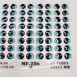 Load image into Gallery viewer, Adhesive Resin Eyes for Clays MF-286 G (LG) 12 Pairs