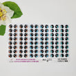 Load image into Gallery viewer, Adhesive Resin Eyes for Clays MF-286 G (LG) 12 Pairs