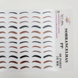 Load image into Gallery viewer, Adhesive Vinyl Eyebrows for FELT Multicolor MF PP (XSM) 48Pairs