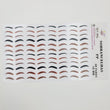 Load image into Gallery viewer, Adhesive Vinyl Eyebrows for FELT Multicolor MF PP (XSM) 48Pairs