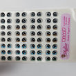 Load image into Gallery viewer, Adhesive Resin Eyes for Clays Multicolor STY R144 P (SM) 64 Pairs