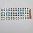 Load image into Gallery viewer, Adhesive Resin Eyes for Clays Multicolor STY Naruto M 42 Pairs
