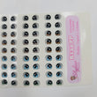 Load image into Gallery viewer, Adhesive Resin Eyes for Clays Multicolor STY R144 PP (X-SM) 72 Pairs
