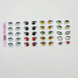Load image into Gallery viewer, Adhesive Resin Eyes for Clays Multicolor STY Naruto G 20 Pairs