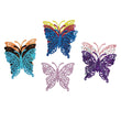 Load image into Gallery viewer, Glitter E.V.A. Foam Wings/Butterflies for Crafts #14 – Set of 5 (3") – DIY Decorations