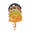 Load image into Gallery viewer, Glitter E.V.A. Foam Umbrellas for Crafts – Set of 5 (2.5"x2.8") – DIY Decorations