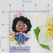 Load image into Gallery viewer, 147 b Tiara Clay Doll for Bow-Center, Jewelry Charms, Accessories, and More
