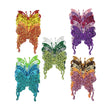 Load image into Gallery viewer, Glitter E.V.A. Foam Wings/Butterflies for Crafts #15 – Set of 5 (3") – DIY Decorations