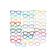 Load image into Gallery viewer, E.V.A. Foam Square Eyeglasses for Crafts (set of 10) - 2" (in) - Mixed Colors