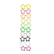 Load image into Gallery viewer, E.V.A. Star Glasses for Crafts (set of 10) - 1.75" (in) - Mixed Colors