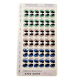 Load image into Gallery viewer, Adhesive Resin Eyes FNY 1009 - Medium/M - 36 Pairs - W/H: 11mm x 13mm (0.43" x 51") - for use with Clay, EVA, Felt, Fabric and more
