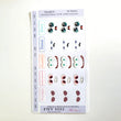 Load image into Gallery viewer, Adhesive Resin Eyes FNY 1011 - Emotions #2 - 15 pairs - Small/P Around 20mm/0.78" each pair - for use with Clay, EVA, Felt, Fabric and more