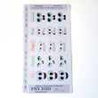 Load image into Gallery viewer, Adhesive Resin Eyes FNY 1010 - Emotions #1 - 15 pairs - Small/P Around 20mm/0.78" each pair - for use with Clay, EVA, Felt, Fabric and more