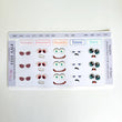 Load image into Gallery viewer, Adhesive Resin Eyes FNY 1011 - Emotions #2 - 15 pairs - Small/P Around 20mm/0.78" each pair - for use with Clay, EVA, Felt, Fabric and more