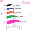 Load image into Gallery viewer, AdhesiveEyebrows Transfer Stencil paper for Clays Multicolor STY-S001 M 60 Pairs