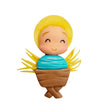 Load image into Gallery viewer, 271 Jesus Clay Doll for Bow-Center, Jewelry Charms, Accessories, and More