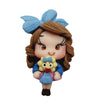 Load image into Gallery viewer, 607 Lisa Simpsons Clay Doll for Bow-Center, Jewelry Charms, Accessories, and More