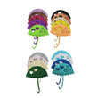 Load image into Gallery viewer, Glitter E.V.A. Foam Umbrellas for Crafts – Set of 5 (2.5"x2.8") – DIY Decorations