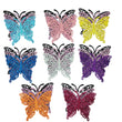 Load image into Gallery viewer, Glitter E.V.A. Foam Wings/Butterflies for Crafts #14 – Set of 5 (3") – DIY Decorations