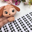 Load image into Gallery viewer, Adhesive Resin Eyes for Clays MF-260 PP (X-SM) 72 Pairs