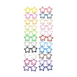 Load image into Gallery viewer, E.V.A. Star Glasses for Crafts (set of 10) - 1.75" (in) - Mixed Colors