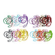 Load image into Gallery viewer, Glitter E.V.A. Foam Wings/Butterflies for Crafts #11 – Set of 5 (1.5") – DIY Decorations