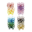 Load image into Gallery viewer, Glitter E.V.A. Foam Wings/Butterflies for Crafts #6 – Set of 5 (2") – DIY Decorations