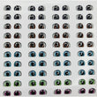 Load image into Gallery viewer, Adhesive Resin Eyes for Clays Multicolor STY R048 PP Toy 40 Pairs