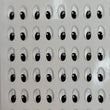 Load image into Gallery viewer, Adhesive Resin Eyes for Clays Black KKA 060NA - 35 Pairs(G) (Large)