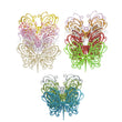Load image into Gallery viewer, Glitter E.V.A. Foam Wings/Butterflies for Crafts #3 – Set of 5 (3") – DIY Decorations