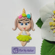 Load image into Gallery viewer, Leah #315 Clay Doll for Bow-Center, Jewelry Charms, Accessories, and More