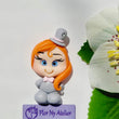 Load image into Gallery viewer, Lilly #324 Clay Doll for Bow-Center, Jewelry Charms, Accessories, and More
