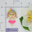 Load image into Gallery viewer, Jovie Unicorn Girl #282 Clay Doll for Bow-Center, Jewelry Charms, Accessories, and More