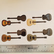 Load image into Gallery viewer, Adhesive Resin Guitars (4 set) 8 cm multicolor MNC