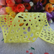 Load image into Gallery viewer, Hollow Flowers Solid Grosgrain Ribbon - 1 1/2" (38mm) - 5 yards