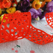 Load image into Gallery viewer, Hollow Flowers Solid Grosgrain Ribbon - 1 1/2" (38mm) - 5 yards