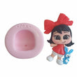 Load image into Gallery viewer, MA 747 Doll head with nose Silicone Mold