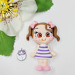 Load image into Gallery viewer, 667 Flor The Mascote Clay Doll for Bow-Center, Jewelry Charms, Accessories, and More