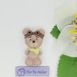 Load image into Gallery viewer, Teddy The Pilot Bear #550 Clay Doll for Bow-Center, Jewelry Charms, Accessories, and More
