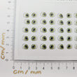 Load image into Gallery viewer, Adhesive Resin Eyes for Clays GREEN ADD MOAC M 25Pairs