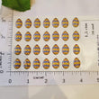 Load image into Gallery viewer, Adhesive Resin Easter Eggs V.A. for Clays Multicolor (SM) 28 Pairs(P)