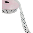 Load image into Gallery viewer, Black&White Little Dots Grosgrain Ribbon - 5/8" (15mm) - Sold by the Yard
