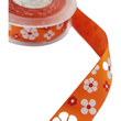 Load image into Gallery viewer, Flowers Satin Ribbon - 1 1/2" (38mm) - 5 yards