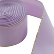 Load image into Gallery viewer, Glitter Gold Edge Grosgrain Ribbon - 1 1/2" (38mm) - 5 yards